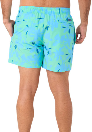 Thumbnail 2: Southern Tide Men's Floral Print Swim Shorts 