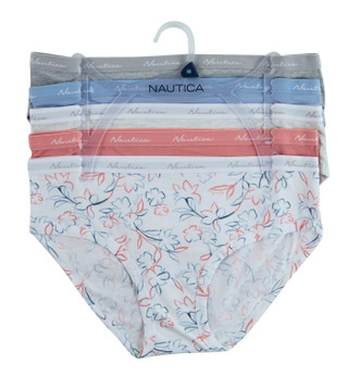 Thumbnail 1: Nautica Women's Logo Tag-Free Hipster Panties 
