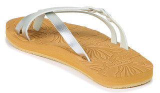 Thumbnail 3: BILLABONG Women's Silver Thong Flip Flops 