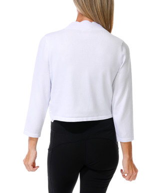 Thumbnail 3: Zac & Rachel Women's Double Scallop Edge Shrug 