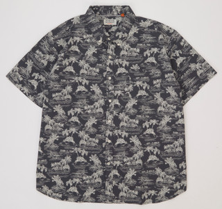 Thumbnail 1: North Hudson Outfitters Big Men's Tropical Button Down Shirt 