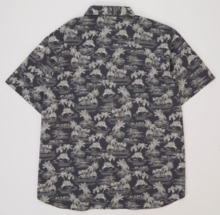 Thumbnail 2: North Hudson Outfitters Big Men's Tropical Button Down Shirt 