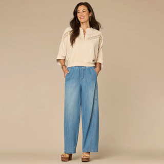 Thumbnail 3: Democracy Womens 3Q Dolan Sleeve Knit Top 