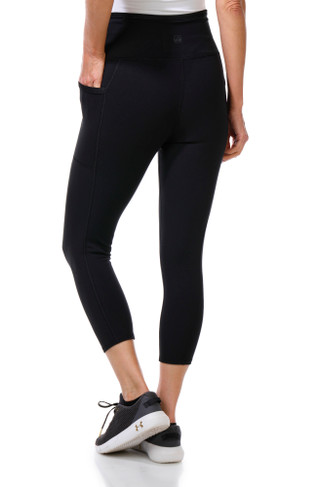 Thumbnail 2: Laundry Women's Active Cross Band Capri Leggings 