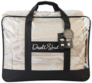 Thumbnail 2: DWELL Marble Flow 5-Piece Comforter Set 