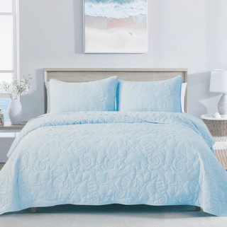 Thumbnail 1: Caribbean Joe King Size 3 Pc Quilt Set  