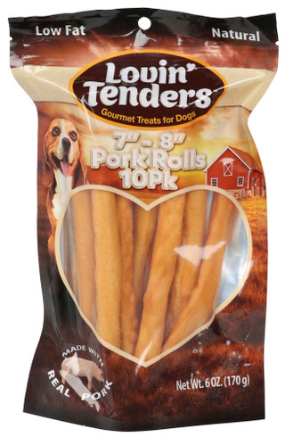 Thumbnail 1: LOVIN TENDERS 10 Pk Pork Roll Dog Treats  
