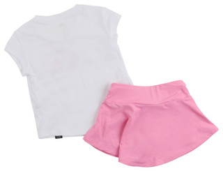 Thumbnail 3: Adidas Toddler Girls Active 2 Pc Flounce Skort Set 