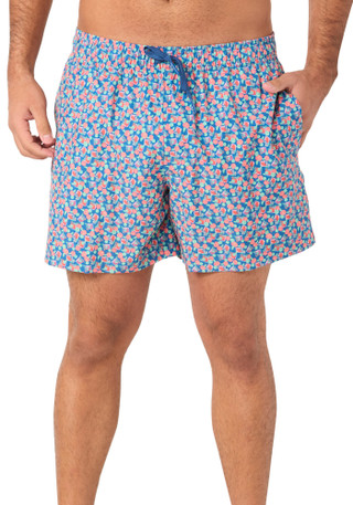 Thumbnail 1: Southern Tide Men's Paloma Paradise Swim Shorts 