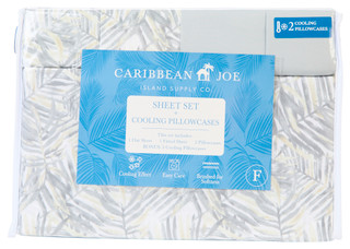 Thumbnail 1: Caribbean Joe 6 Pc Palm Island Full Sheet Set  