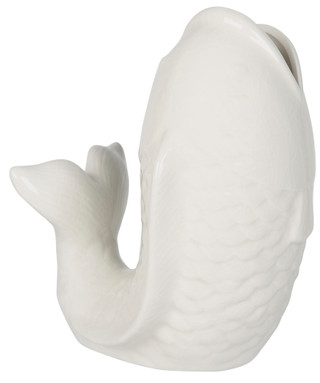 Thumbnail 2: Home Essentials 7x9 Decorative Stoneware Fish Vase 