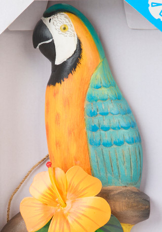 Thumbnail 2: T.I. Design 14 In Blue Parrot Wall Accent 