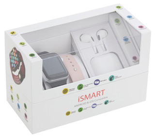 Thumbnail 1: Ismart Smartwatch and Earbud Gift Set 