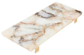 Thumbnail 1: GO HOME 14 In Agate Rectangular Serving Platter  