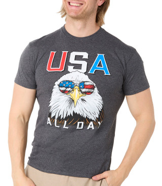 Thumbnail 1: SECONDARY Men's American Eagle T-Shirt 