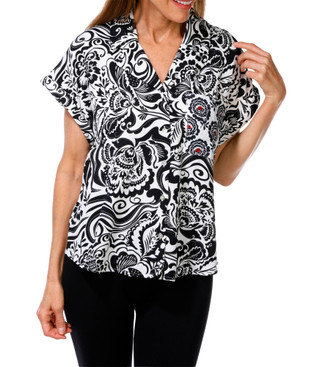 Thumbnail 1: Kathy Ireland Women's Button Down Top 