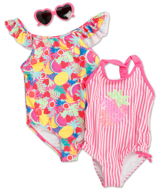 Thumbnail 1: B TWEEN Little Girls 3 Pc Swimsuit Set  