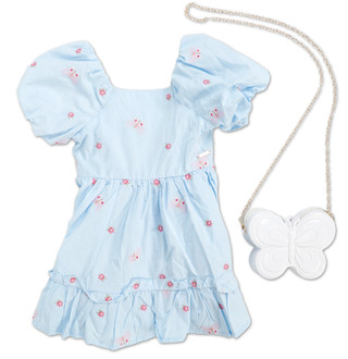 Thumbnail 1: Tahari Toddler Girls 2 Pc Floral Dress & Crossbody  
