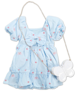 Thumbnail 2: Tahari Toddler Girls 2 Pc Floral Dress & Crossbody  
