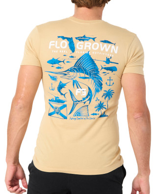 Thumbnail 2: FloGrown Men's Saltwater Kit T-Shirt 