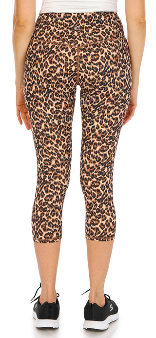 Thumbnail 3: VOGO Women's Active  Animal Print Capris  
