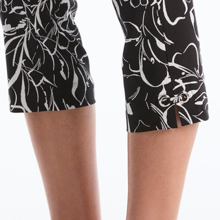 Thumbnail 3: Rafaella Petite Rivet Hibiscus Capris 