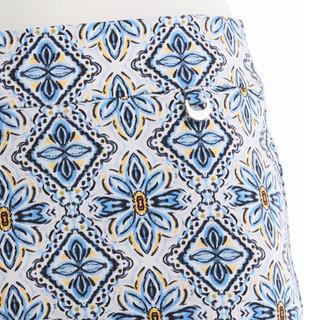 Thumbnail 3: Rafaella Petite Tile Print Shorts  