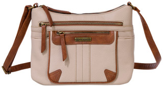 Thumbnail 1: White Mountain Two Tone Hobo Crossbody Bag 