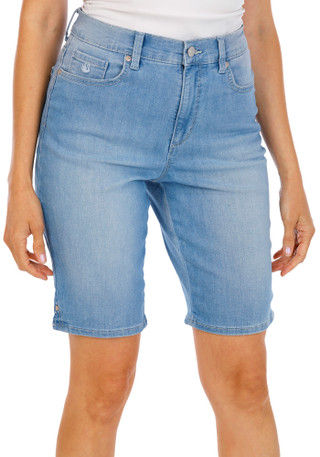 Thumbnail 1: Gloria Vanderbilt Women’s Amanda Bermuda Shorts 