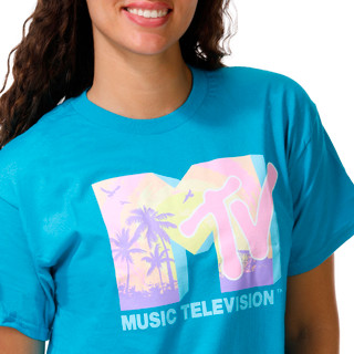Thumbnail 3: MTV Juniors Short Sleeve Graphic Tee 