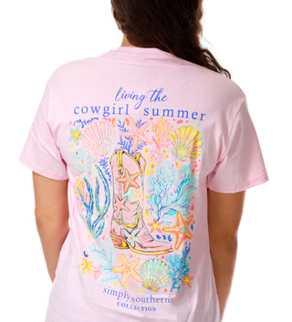 Thumbnail 3: SIMPLY SOUTHERN Juniors Short Sleeve Cowgirl Tee 