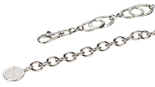 Thumbnail 2: Vince Camuto Oval Crystal Link Chain Belt 