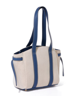 Thumbnail 2: Nanette Lepore Canvas Tote Bag with Micro Bag Charm 