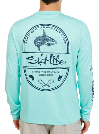 Thumbnail 1: Salt Life Men's Long Sleeve Print Performance Tee 