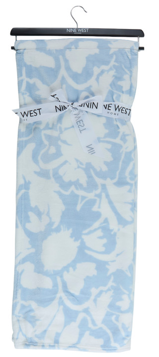 Thumbnail 3: NINE WEST 50x70 Garden Print Throw Blanket 