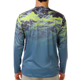 Thumbnail 3: TRUE TIMBER Men's Long Sleeve Crew Neck Performance Shirt 