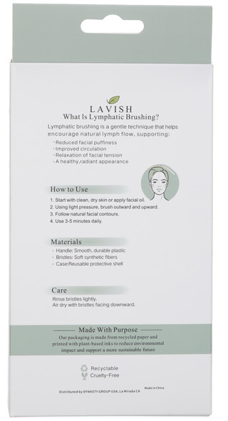 Thumbnail 2: Lavish 2 Pk Ergonomic Lymphatic Face Brushes 