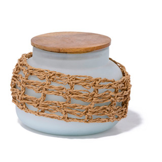 Thumbnail 3: Sagebrook Home 14 Oz Sage & Citrus Reusable Vessel Candle 