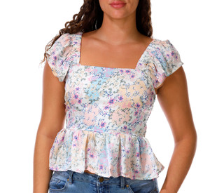 Thumbnail 1: JAPNA Juniors Ruffle Sleeve Top 