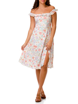 Thumbnail 1: Saints & Hearts Juniors Sleeveless Floral Midi Dress 