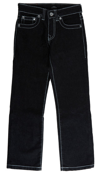 Thumbnail 1: True Religion Junior's Ricky Relaxed Straight Jeans 