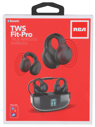 Thumbnail 1: RCA TWS Fit-Pro Wireless Earbuds 