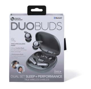 Thumbnail 1: Lifestyle Advances Dual Set Sleep + Performance Wireless Earbuds 