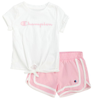 Thumbnail 1: Champion Toddler Girls Active 2 Pc Shorts Set 