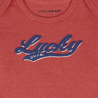 Thumbnail 4: Lucky Brand Baby Boy's 4 Pc Short Sleeve Lucky Onesie Set 
