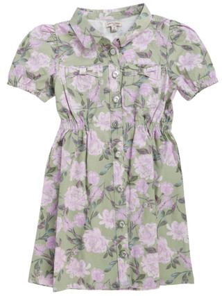 Thumbnail 1: Nanette Lepore Girls Floral Utility Dress 