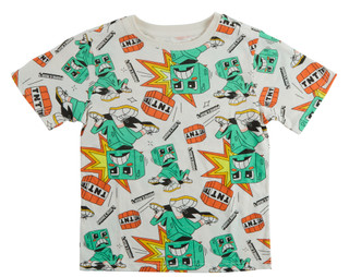Thumbnail 1: Minecraft Big Boy's Short Sleeve Graphic Tee 