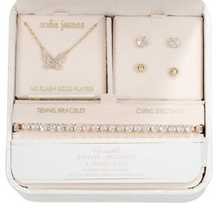 Thumbnail 2: Sofia James 4 Pc Necklace, Bracelet & Earrings Set  