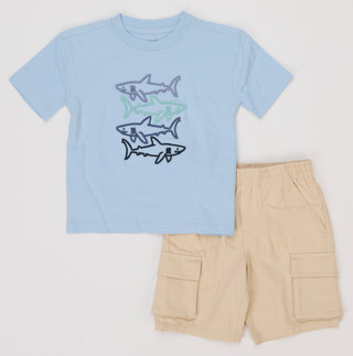 Thumbnail 1: Kids Headquarters Little girls 2 Pc Shorts Set  