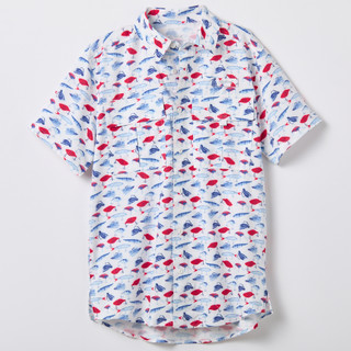 Thumbnail 1: Silver Bait Men's Americana Short Sleeve Button Down 